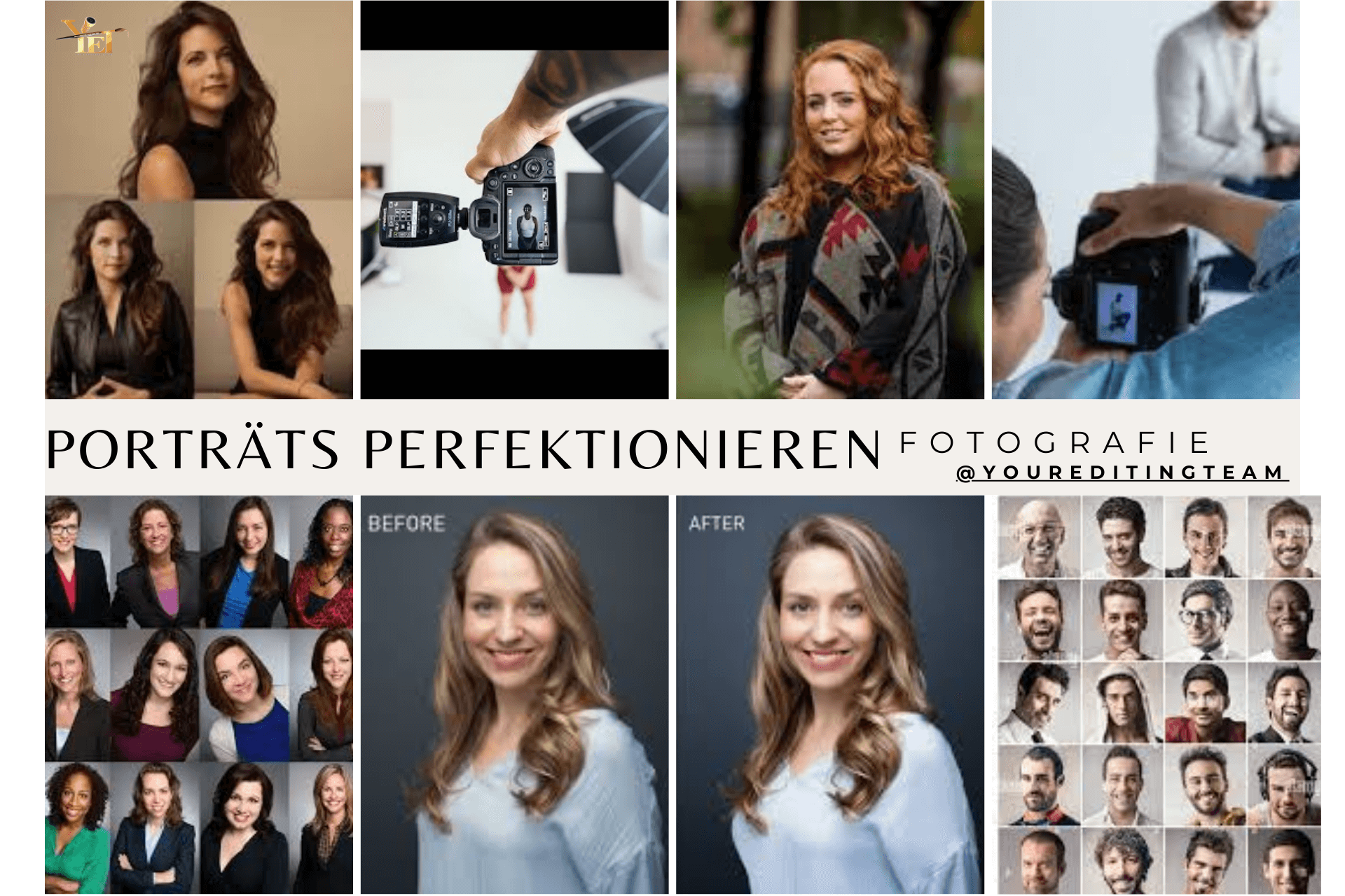 Vervollkommnung von Porträts: Die Kunst der Gesichtsretusche in der Porträtfotografie