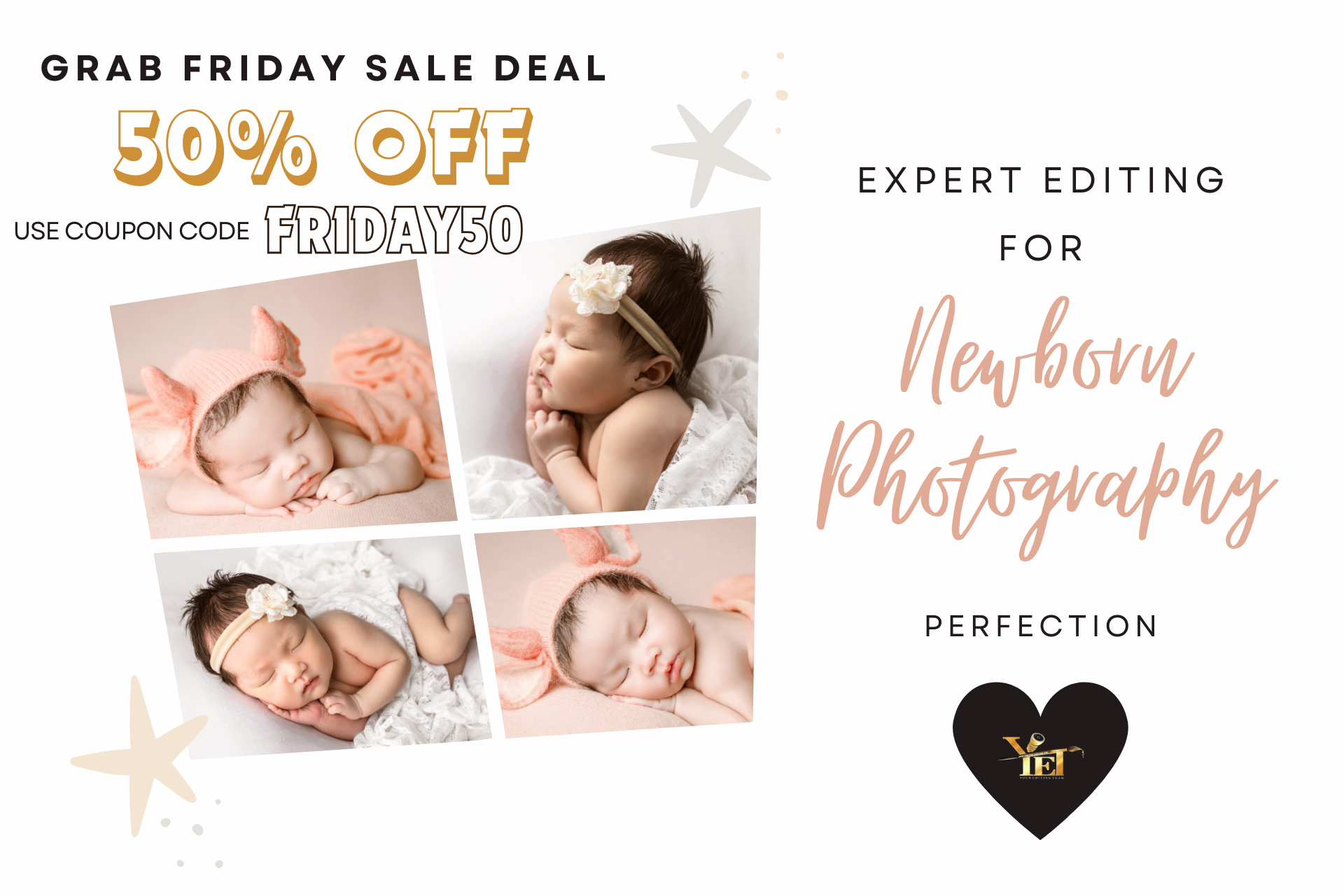 Newborn Photo Editing and Baby Photoshoot Retouching Services