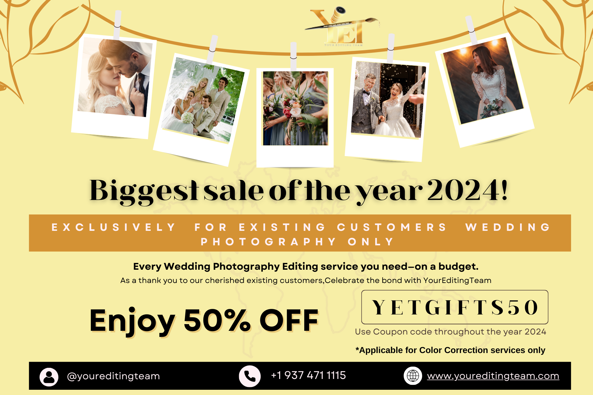 Best Color Correction | Wedding Image Enhancement Service Online