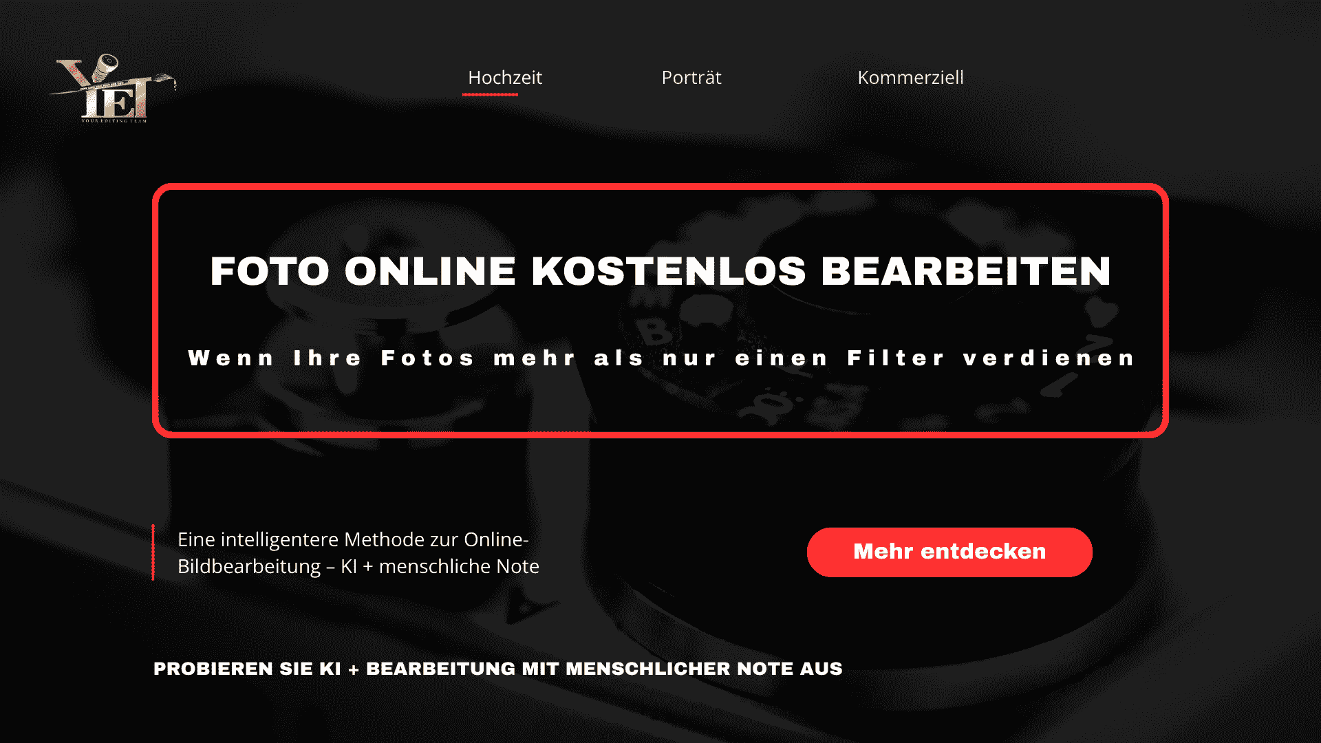 Fotos online kostenlos bearbeiten – für Hochzeiten, Business-Fotos und besondere Momente