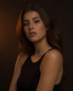 Model portfolio photoshooting