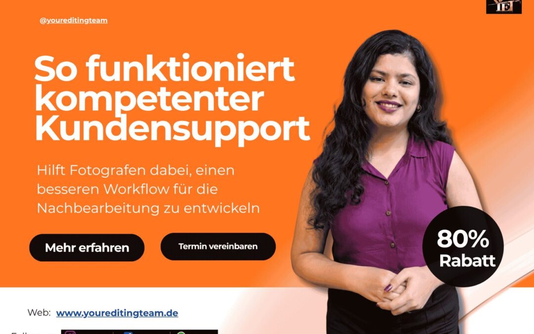 Wie ein Support-Mitarbeiter Hochzeitsfotografen bei der Auswahl des besten Bearbeitungs-Workflows unterstützt